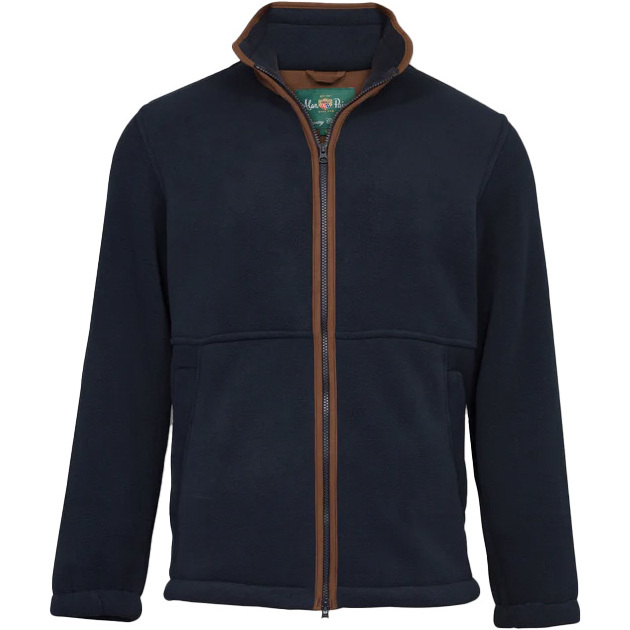 Alan Paine Mens Aylsham Fleece Jacket AYLGJKT - Dark Navy